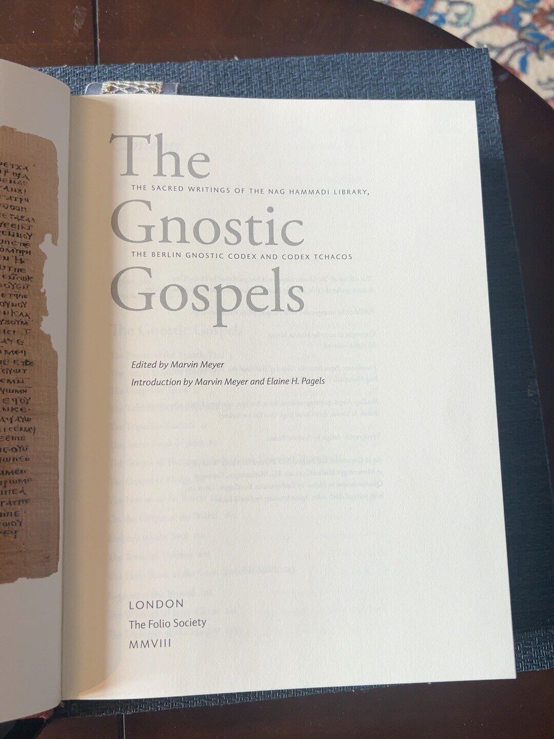 The Gnostic Gospels, catalogue photograph 2