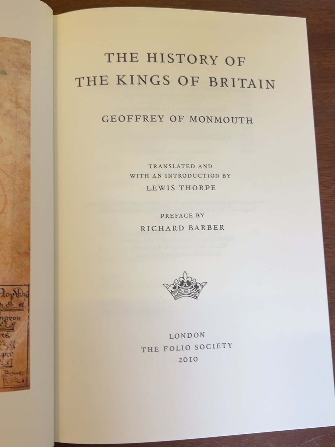The History of the Kings of Britain, catalogue photograph 2
