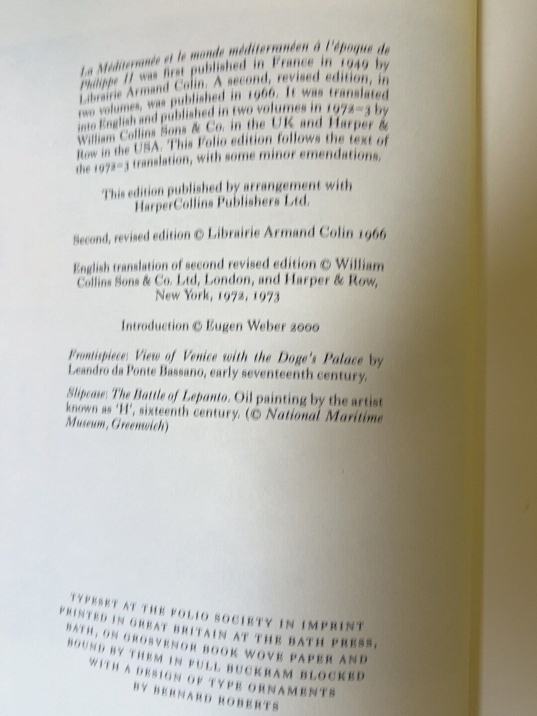 The Mediterranean and the Mediterranean World in the Age of Philip II, catalogue photograph 3