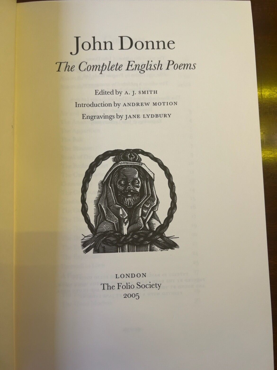 The Complete English Poems, catalogue photograph 2