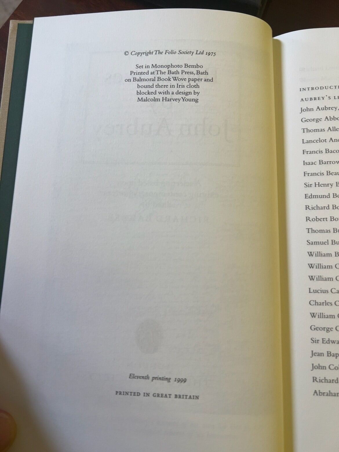 Brief Lives, catalogue photograph 3