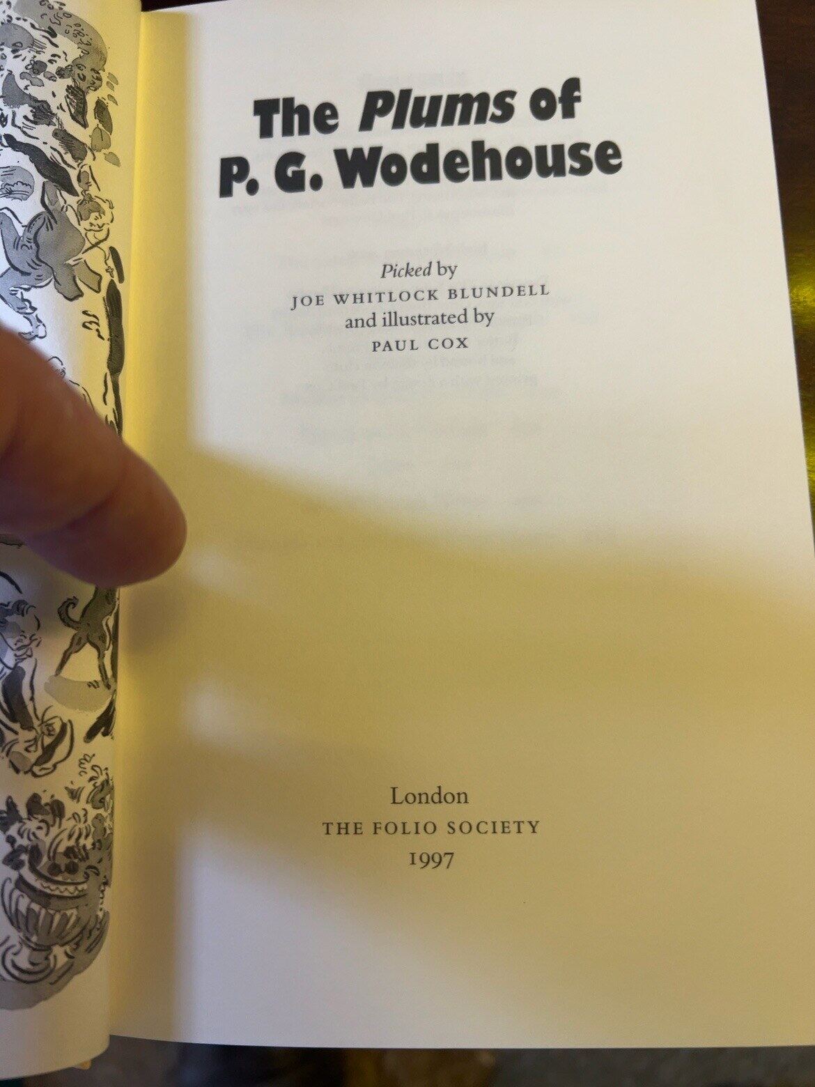 The Plums of P. G. Wodehouse, catalogue photograph 3