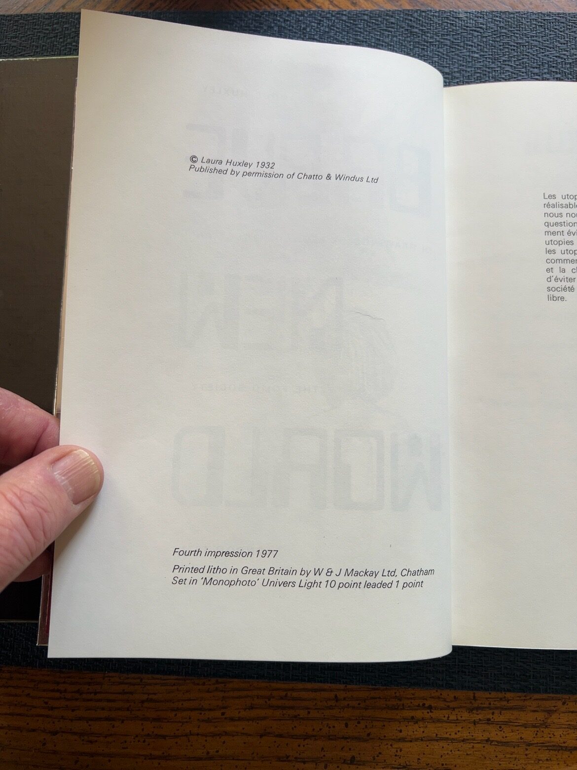Brave New World, catalogue photograph 4