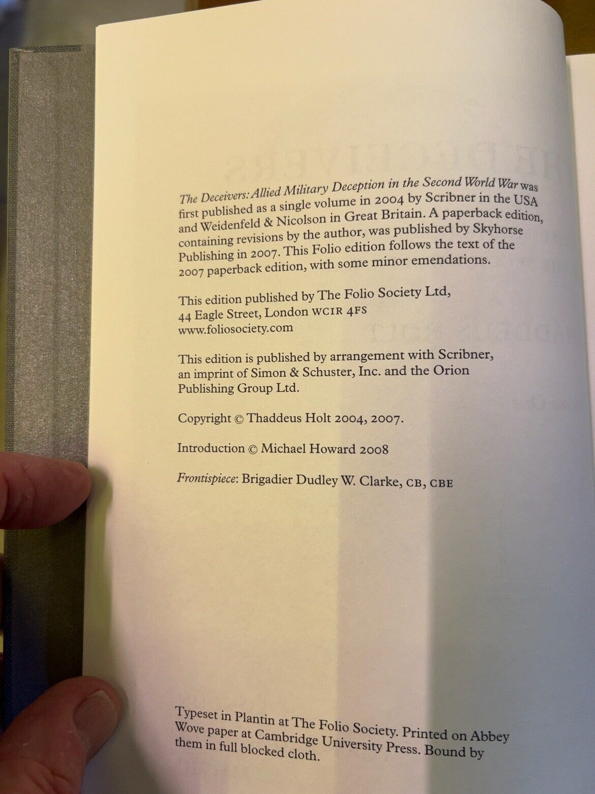 The Deceivers: Allied Military Deception in the Second World War, catalogue photograph 3