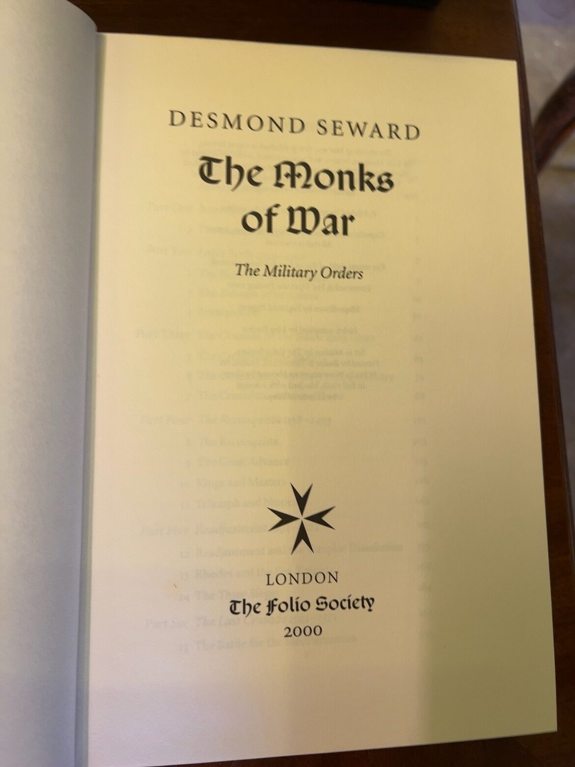 The Monks of War: The Military Orders, catalogue photograph 3