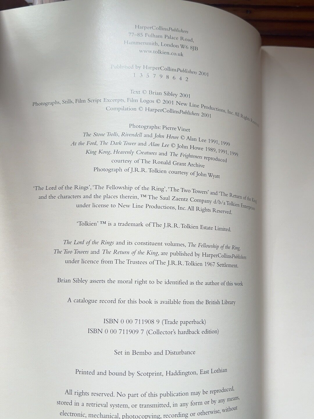 The Hobbit, or There and Back Again, catalogue photograph 3