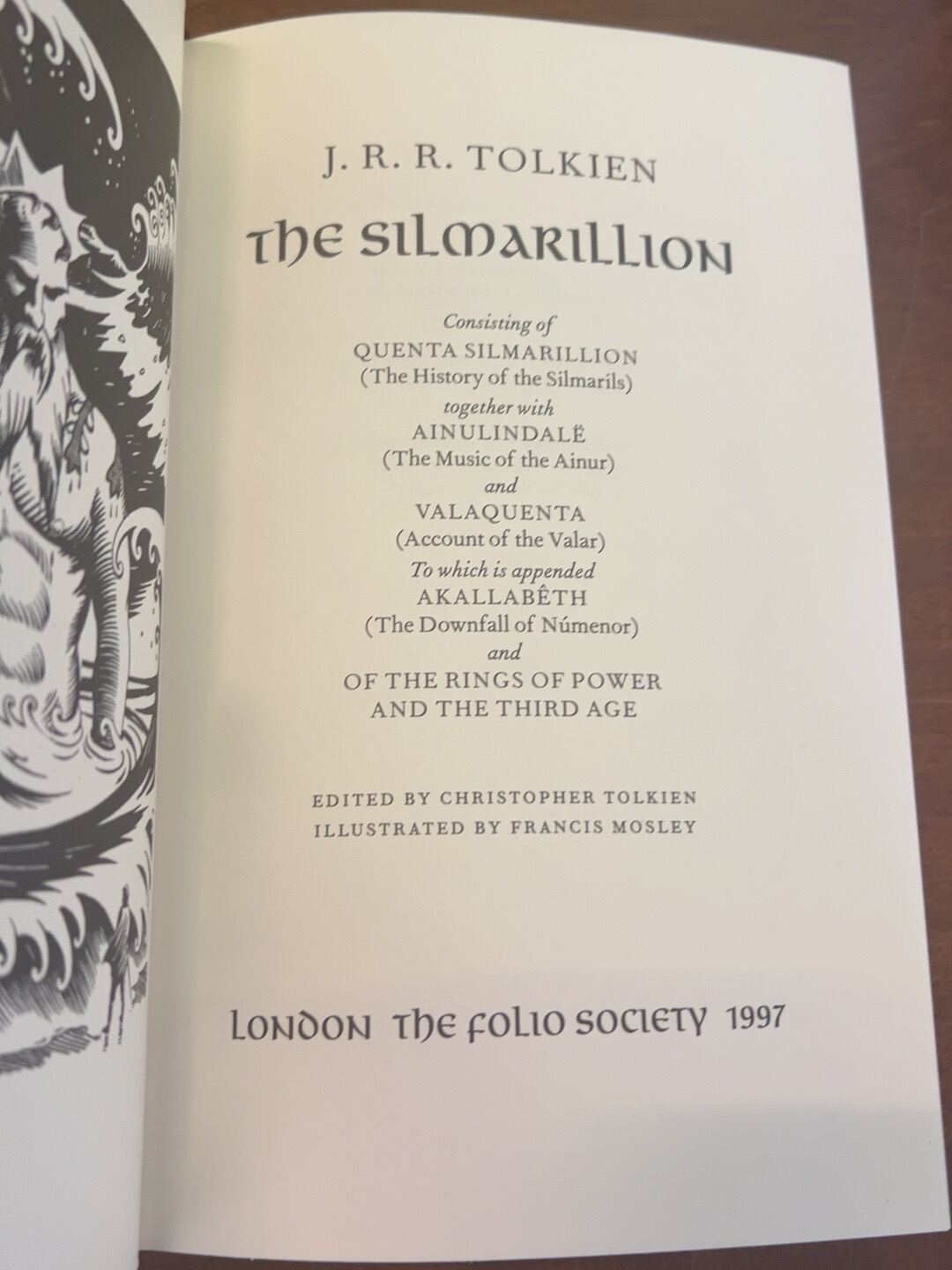 The Silmarillion, catalogue photograph 2