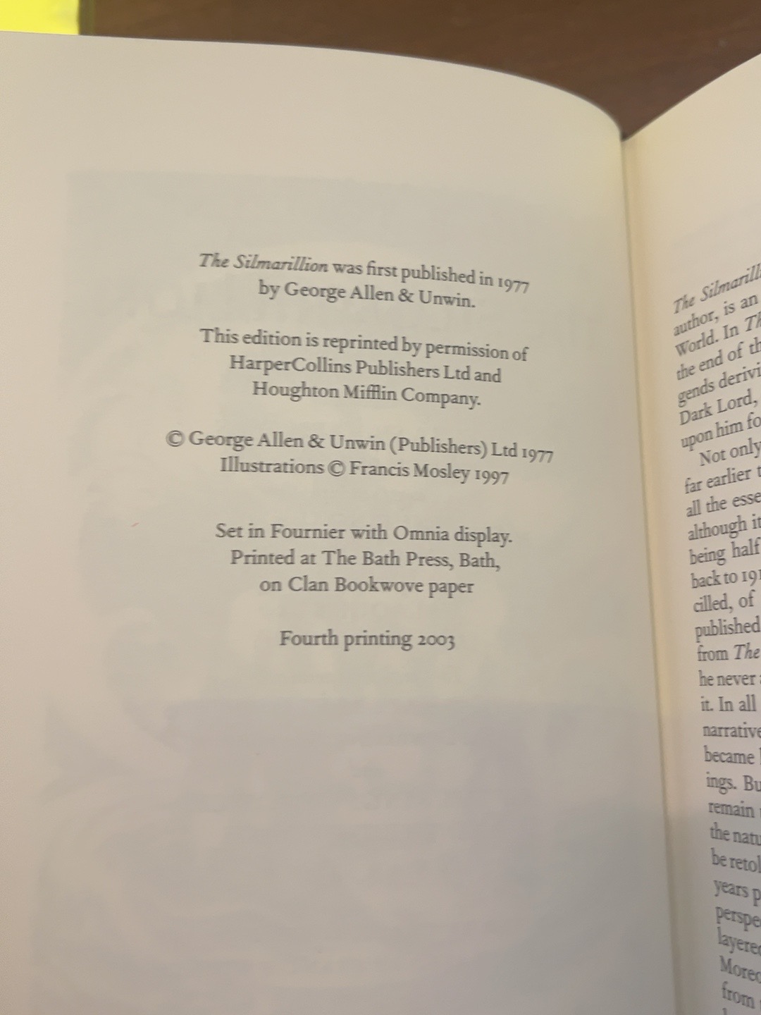 The Silmarillion, catalogue photograph 3