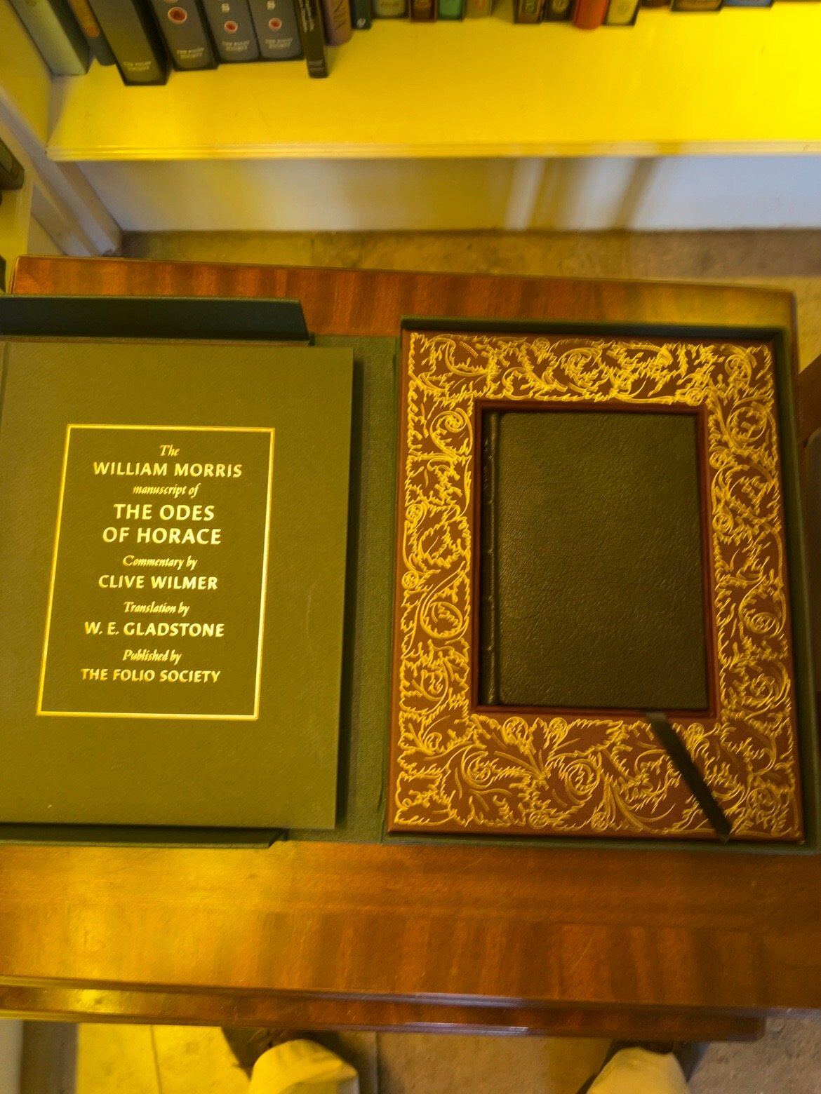 The William Morris Manuscript of The Odes of Horace, FOL-0014
