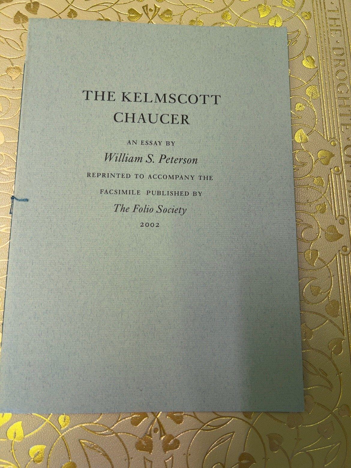 The Works of Geoffrey Chaucer: The Kelmscott Chaucer, catalogue photograph 3