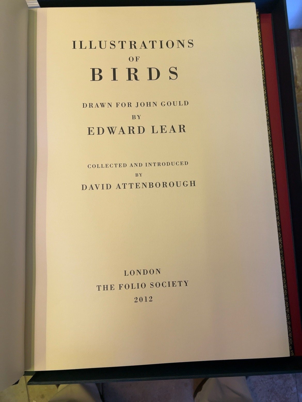Illustrations of Birds Drawn for John Gould, catalogue photograph 3