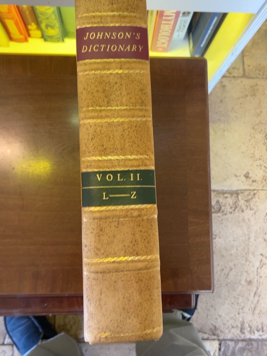 A Dictionary of the English Language, catalogue photograph 2