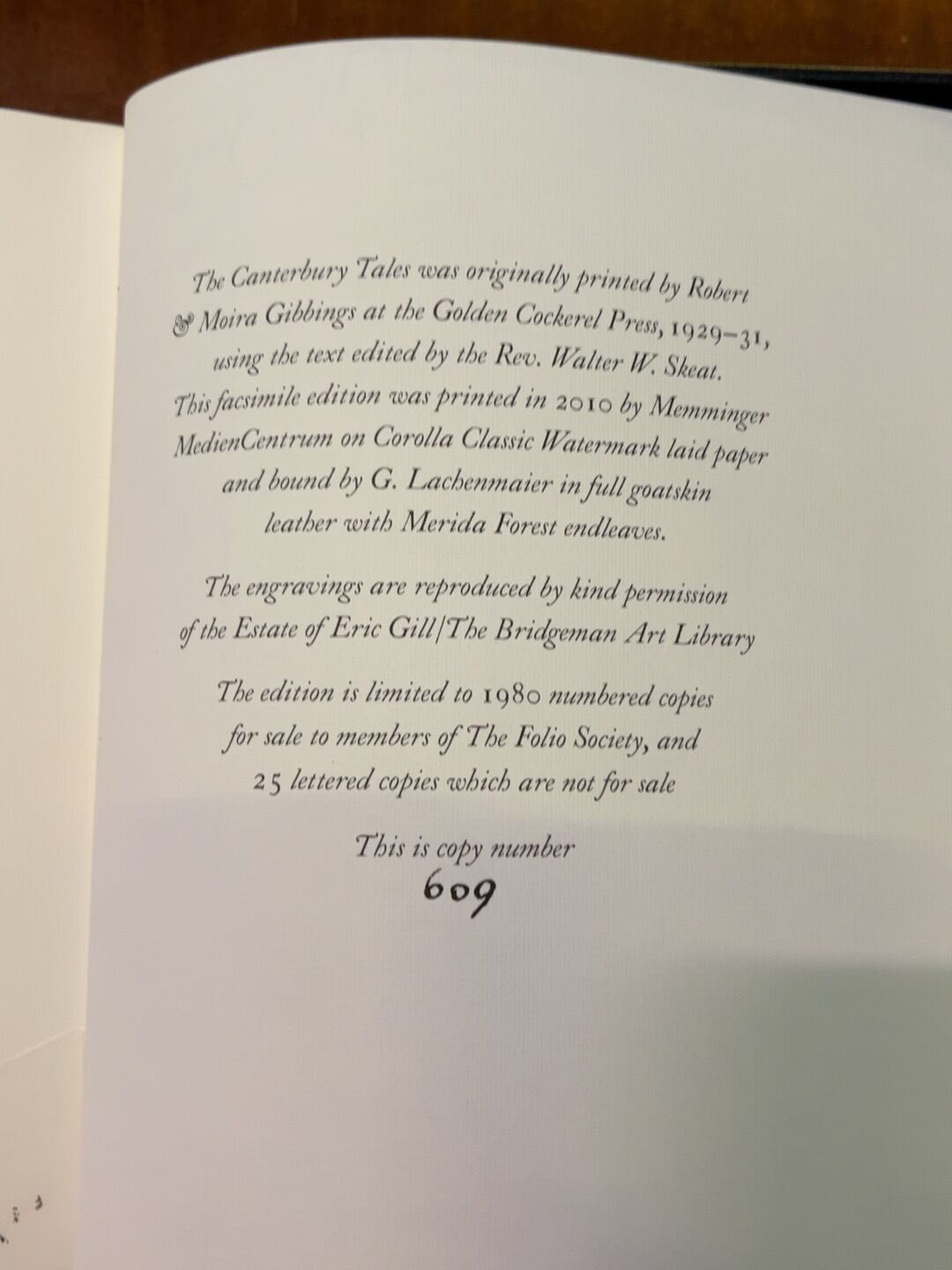 The Canterbury Tales, catalogue photograph 4